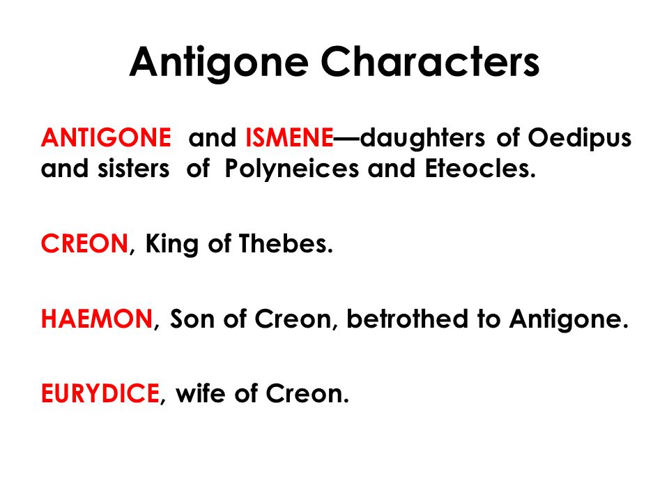 Antigone and ismene in oedipus at
